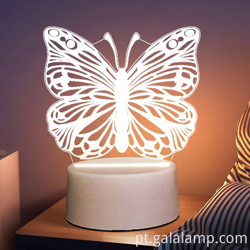 Luz noturna de graduação em 3D - Lâmpada de acrílico luminoso criativo